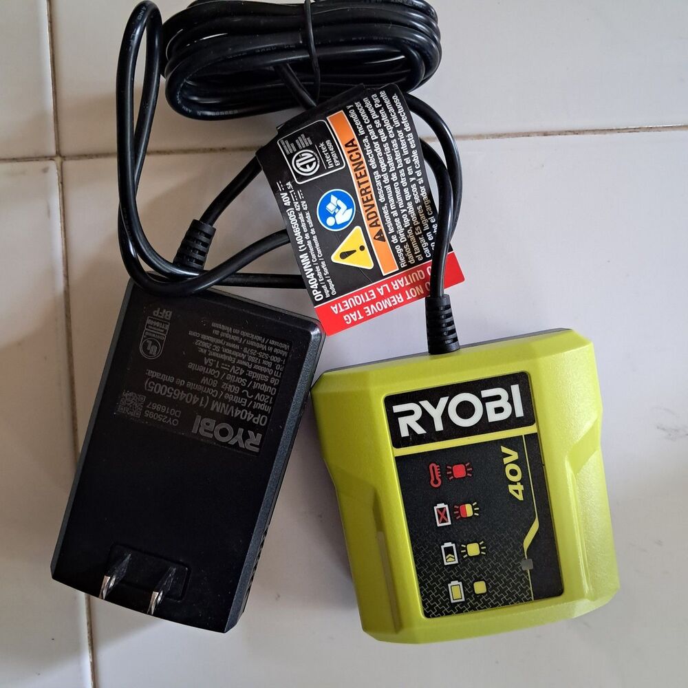 RYOBI OP404VNM 40V 40 Volt Lithium Ion Compact SLIM Battery Charger